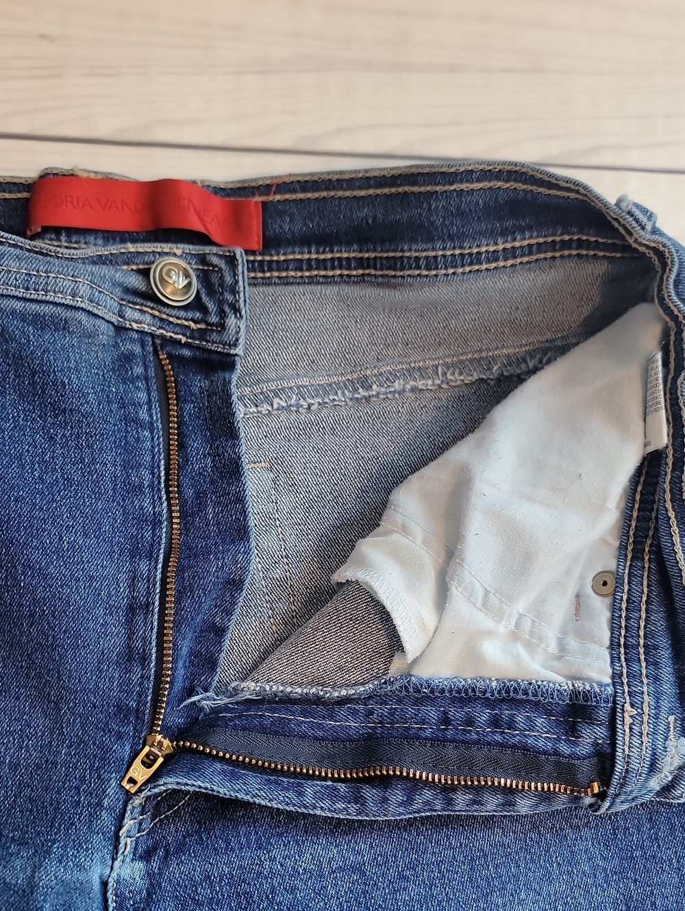 Gloria Vanderbilt Vintage Red Label Blue Denim Jeans Womens Size 14 Waist 31"X27 - Picture 8 of 13